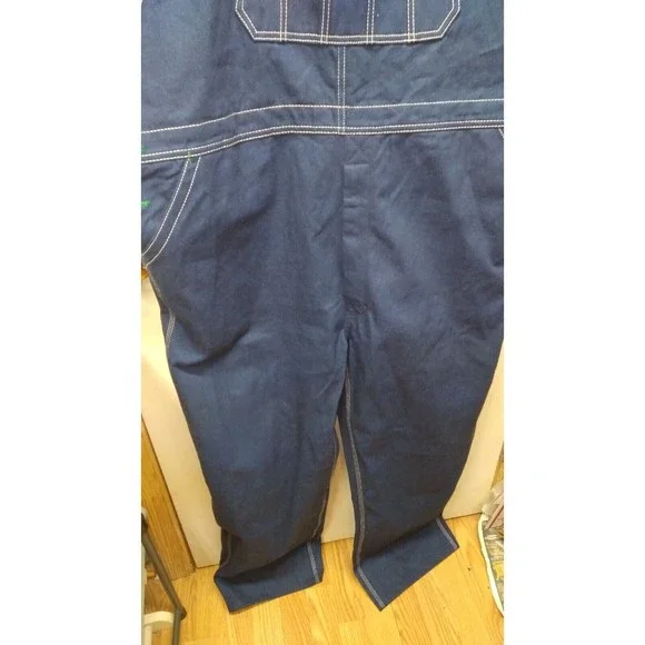 Liberty Men's Blue Jean Denim Bib Overalls Carpenter Farmer - 48"x32" NWT